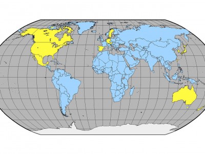 Map of the countries involved in this outbreak.