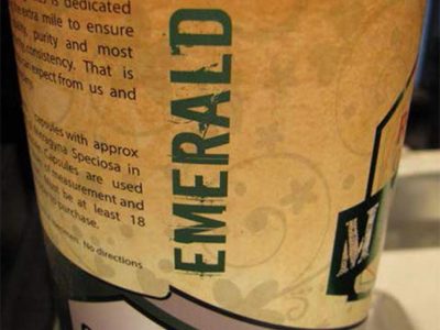 FDA Back Label Raw Form Organics Maeng Da Kratom Emerald Green With Contains Statement Ucm603546