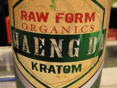 FDA Front Label Raw Form Organics Maeng Da Kratom Emerald Green Ucm603544