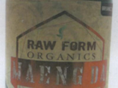 FDA Front Label Raw Form Organics Maeng Da Kratom Ruby Red Ucm603541
